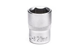 CS-12.10.20-6 короткая торцевая головка 1/2", 20 мм