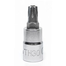 2025TH30 Торцевая головка cо вставкой TORX с отверстием 1/4" ТH30